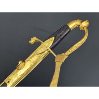 Archives  SABRE DE LUXE D'OFFICIER SUPERIEUR DE MARINE à GODRONS EPOQUE CONSULAT - FRANCE PREMIER EMPIRE {PRODUCT_REFERENCE} - 4