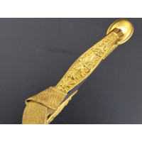 Archives  SABRE DE LUXE D'OFFICIER SUPERIEUR DE MARINE à GODRONS EPOQUE CONSULAT - FRANCE PREMIER EMPIRE {PRODUCT_REFERENCE} - 2