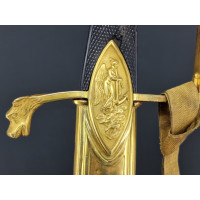 Archives  SABRE DE LUXE D'OFFICIER SUPERIEUR DE MARINE à GODRONS EPOQUE CONSULAT - FRANCE PREMIER EMPIRE {PRODUCT_REFERENCE} - 6