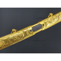 Archives  SABRE DE LUXE D'OFFICIER SUPERIEUR DE MARINE à GODRONS EPOQUE CONSULAT - FRANCE PREMIER EMPIRE {PRODUCT_REFERENCE} - 2