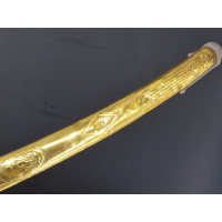 Archives  SABRE DE LUXE D'OFFICIER SUPERIEUR DE MARINE à GODRONS EPOQUE CONSULAT - FRANCE PREMIER EMPIRE {PRODUCT_REFERENCE} - 2