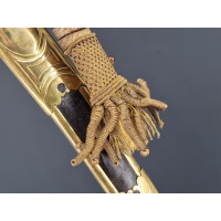 Archives  SABRE DE LUXE D'OFFICIER SUPERIEUR DE MARINE à GODRONS EPOQUE CONSULAT - FRANCE PREMIER EMPIRE {PRODUCT_REFERENCE} - 1