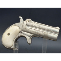 Armes de Poing LUXUEUX PISTOLET REMINGTON DOUBLE DERINGER Gravé Nickelé Calibre 41 RIMFIRE - US XIXè {PRODUCT_REFERENCE} - 1