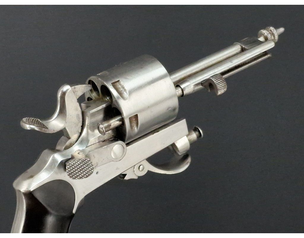 Armes de Poing REVOLVER A SYSTEME BREVET de 1874 par GUSTAVE BRONNE DEMONTABLE A LA MAIN CALIBRE 320 - BELGIQUE LIEGE {PRODUCT_R