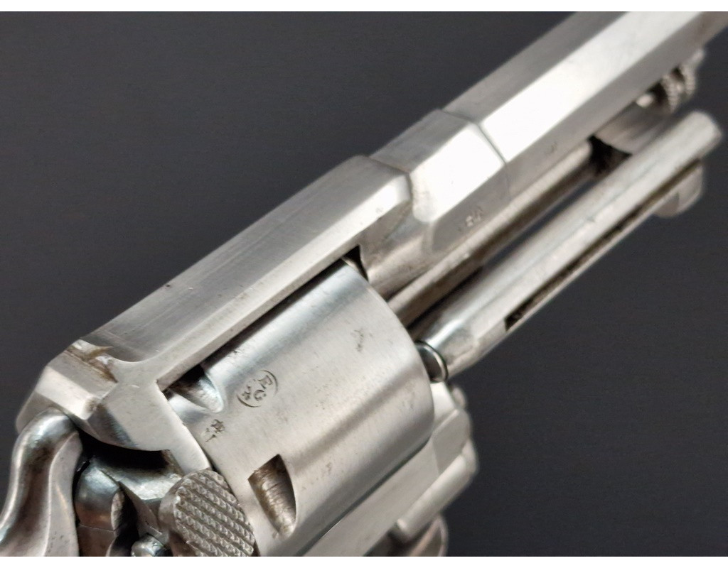 Armes de Poing REVOLVER A SYSTEME BREVET de 1874 par GUSTAVE BRONNE DEMONTABLE A LA MAIN CALIBRE 320 - BELGIQUE LIEGE {PRODUCT_R