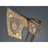 Armes Blanches PAIRE DE HACHES DE COMBAT QAJAR TABARZINE AXE INDO PERSAN OTTOMAN XVIIIè {PRODUCT_REFERENCE} - 2