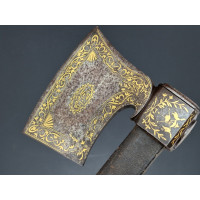 Armes Blanches PAIRE DE HACHES DE COMBAT QAJAR TABARZINE AXE INDO PERSAN OTTOMAN XVIIIè {PRODUCT_REFERENCE} - 8