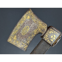 Armes Blanches PAIRE DE HACHES DE COMBAT QAJAR TABARZINE AXE INDO PERSAN OTTOMAN XVIIIè {PRODUCT_REFERENCE} - 7