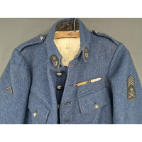 Militaria VAREUSE DE SERGENT DU 28è BATAILLON DES CHASSEURS MODELE 1916 FRANCE PREMIERE GUERRE MONDIALE {PRODUCT_REFERENCE} - 2