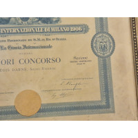 ANTIQUITES REGIS DARNE CADRE PRIX HORS CONCOURS DE L'EXPOSITION  INTERNATIONALE MILANO 1906 {PRODUCT_REFERENCE} - 8