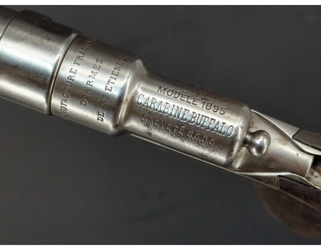 Armes de Poing PISTOLET BUFFALO MODELE 1895 SAINT ETIENNE CALIBRE 6MM FLOBERT - FRANCE XIXè {PRODUCT_REFERENCE} - 5