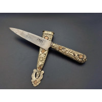 Coutellerie COUTEAU KNIFE CUCHILLO GAUCHO ARGENTIN ALPACA XIXè {PRODUCT_REFERENCE} - 3