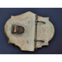 Militaria PLAQUE DE CEINTURON D'OFFICIER DES GRENADIER OU CHASSEURS À PIED DE LA GARDE IMPÉRIALE MODÈLE 1804 PREMIER EMPIRE {PRO