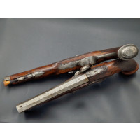 Armes de Poing PAIRE DE PISTOLET A SILEX TRANSFORME A PERCUSSION SAINT ETIENNE - FRANCE PREMIER EMPIRE {PRODUCT_REFERENCE} - 4