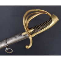 Armes Blanches SABRE OFFICIER D'ARTILLERIE MODELE AN IX À LA CHASSEUR MANUFACTURE IMPÉRIALE DU KLINGENTHAL  - FRANCE CENTS JOURS