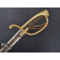 Armes Blanches SABRE OFFICIER D'ARTILLERIE MODELE AN IX À LA CHASSEUR MANUFACTURE IMPÉRIALE DU KLINGENTHAL  - FRANCE CENTS JOURS