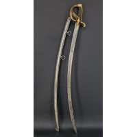 Armes Blanches SABRE OFFICIER D'ARTILLERIE MODELE AN IX À LA CHASSEUR MANUFACTURE IMPÉRIALE DU KLINGENTHAL  - FRANCE CENTS JOURS