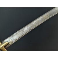 Armes Blanches SABRE OFFICIER D'ARTILLERIE MODELE AN IX À LA CHASSEUR MANUFACTURE IMPÉRIALE DU KLINGENTHAL  - FRANCE CENTS JOURS