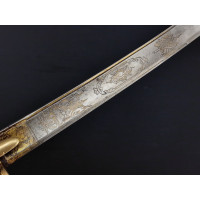 Armes Blanches SABRE OFFICIER D'ARTILLERIE MODELE AN IX À LA CHASSEUR MANUFACTURE IMPÉRIALE DU KLINGENTHAL  - FRANCE CENTS JOURS