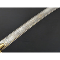 Armes Blanches SABRE OFFICIER D'ARTILLERIE MODELE AN IX À LA CHASSEUR MANUFACTURE IMPÉRIALE DU KLINGENTHAL  - FRANCE CENTS JOURS