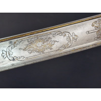 Armes Blanches SABRE OFFICIER D'ARTILLERIE MODELE AN IX À LA CHASSEUR MANUFACTURE IMPÉRIALE DU KLINGENTHAL  - FRANCE CENTS JOURS