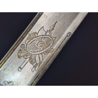 Armes Blanches SABRE OFFICIER D'ARTILLERIE MODELE AN IX À LA CHASSEUR MANUFACTURE IMPÉRIALE DU KLINGENTHAL  - FRANCE CENTS JOURS