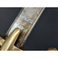 Armes Blanches SABRE OFFICIER D'ARTILLERIE MODELE AN IX À LA CHASSEUR MANUFACTURE IMPÉRIALE DU KLINGENTHAL  - FRANCE CENTS JOURS