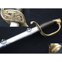 Armes Blanches SABRE D'OFFICIER SUPERIEUR ETAT MAJOR Modèle 1855 CHATELLERAULT - France second Empire {PRODUCT_REFERENCE} - 4