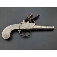 Armes de Poing PETIT PISTOLET A SILEX DE GOUSSET DIT A COFFRE TOUT FER - ROYAUME UNI XVIIIè {PRODUCT_REFERENCE} - 3