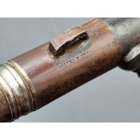 Armes de Poing PAIRE DE PISTOLETS CIVIL A PERCUSSION D'OFFICIER TYPE 1836 GENDARMERIE DAMAS RUBAN DE MERLEY A SAINT ETIENNE  - F