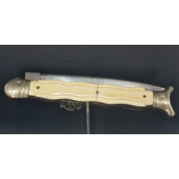 Coutellerie ENORME COUTEAU PLIANT CHATELLERAULT IVOIRE   DE MAITRISE par MERICANT 1842  84cm  ARTISAN PARISIEN FRANCE XIXè {PROD