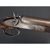 Armes Longues FUSIL DE CHASSE PLATINES CHIENS EXTERIEURS AVANT 1900 CALIBRE 12/65 C.G. BONEHILL 76cm PATENT 1877  - ROYAUME UNI 