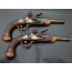 PAIRE DE PISTOLETS A SILEX DE LA MARINE MARCHANDE MODELE 1816 FABRICATION PRECOSE    -  FRANCE RESTAURATION