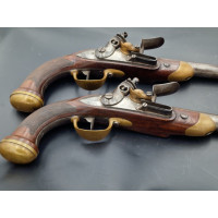 Armes de Poing PAIRE PISTOLET A SILEX  DE LA MARINE MARCHANDE   MODELE 1816  précoces  -  FRANCE RESTAURATION {PRODUCT_REFERENCE