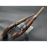 Armes de Poing PAIRE DE PISTOLETS D'OFFICIER A PERCUSSION EN COFFRET SIGNEE TOUFON - FRANCE XIXè {PRODUCT_REFERENCE} - 5