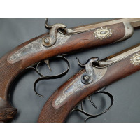 Armes de Poing PAIRE DE PISTOLETS D'OFFICIER A PERCUSSION EN COFFRET SIGNEE TOUFON - FRANCE XIXè {PRODUCT_REFERENCE} - 8