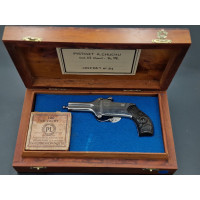Armes de Poing PISTOLET CHUCHU SYSTEME POIVRIERE PERCUTION ROTATIVE 4 CANONS CALIBRE 22 COURT  -  BELGIQUE XIXè {PRODUCT_REFEREN