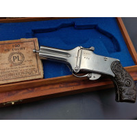 Armes de Poing PISTOLET CHUCHU SYSTEME POIVRIERE PERCUTION ROTATIVE 4 CANONS CALIBRE 22 COURT  -  BELGIQUE XIXè {PRODUCT_REFEREN