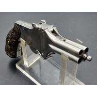 Armes de Poing PISTOLET CHUCHU SYSTEME POIVRIERE PERCUTION ROTATIVE 4 CANONS CALIBRE 22 COURT  -  BELGIQUE XIXè {PRODUCT_REFEREN