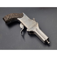 Armes de Poing PISTOLET CHUCHU SYSTEME POIVRIERE PERCUTION ROTATIVE 4 CANONS CALIBRE 22 COURT  -  BELGIQUE XIXè {PRODUCT_REFEREN
