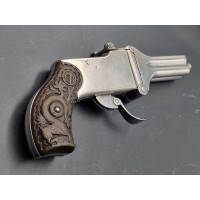 Armes de Poing PISTOLET CHUCHU SYSTEME POIVRIERE PERCUTION ROTATIVE 4 CANONS CALIBRE 22 COURT  -  BELGIQUE XIXè {PRODUCT_REFEREN
