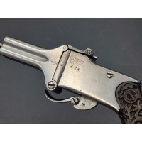 Armes de Poing PISTOLET CHUCHU SYSTEME POIVRIERE PERCUTION ROTATIVE 4 CANONS CALIBRE 22 COURT  -  BELGIQUE XIXè {PRODUCT_REFEREN