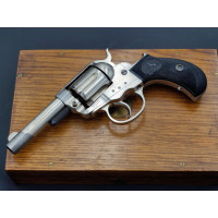 Armes de Poing REVOLVER COLT LIGHTNING MODÈLE 1877 SHERIFF 3.5 Pouces Calibre 38 Long Colt ETCHED PANEL EN COFFRET  - US XIXè PA