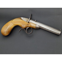 Armes de Poing PISTOLET DE SALON    FAURE LEPAGE A PARIS   CARCASSE MONOBLOC  CORNE BLONDE Calibre 6mm FLOBERT - FRANCE XIXè {PR