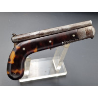 Armes de Poing COUTEAU PISTOLET A PERCUSSION CALIBRE 8mm LAME NOGENTAISE LANGRES vers 1850 - FRANCE XIXè {PRODUCT_REFERENCE} - 3