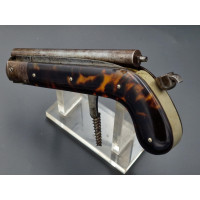 Armes de Poing COUTEAU PISTOLET A PERCUSSION CALIBRE 8mm LAME NOGENTAISE LANGRES vers 1850 - FRANCE XIXè {PRODUCT_REFERENCE} - 6