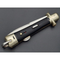 Coutellerie COUTEAU PLIANT ANCIEN à OUVERTURE AUTOMATIQUE BARGEON INOX FRANCE ANNEES 60 {PRODUCT_REFERENCE} - 2