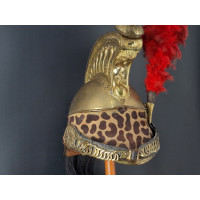 Militaria CASQUE TROUPE DU 4ème RÉGIMENT DE DRAGONS, modèle 1858  - FRANCE Second Empire {PRODUCT_REFERENCE} - 2