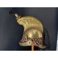 Militaria CASQUE TROUPE DU 4ème RÉGIMENT DE DRAGONS, modèle 1858  - FRANCE Second Empire {PRODUCT_REFERENCE} - 4