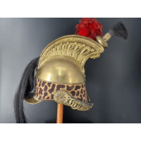 Militaria CASQUE TROUPE DU 4ème RÉGIMENT DE DRAGONS, modèle 1858  - FRANCE Second Empire {PRODUCT_REFERENCE} - 8